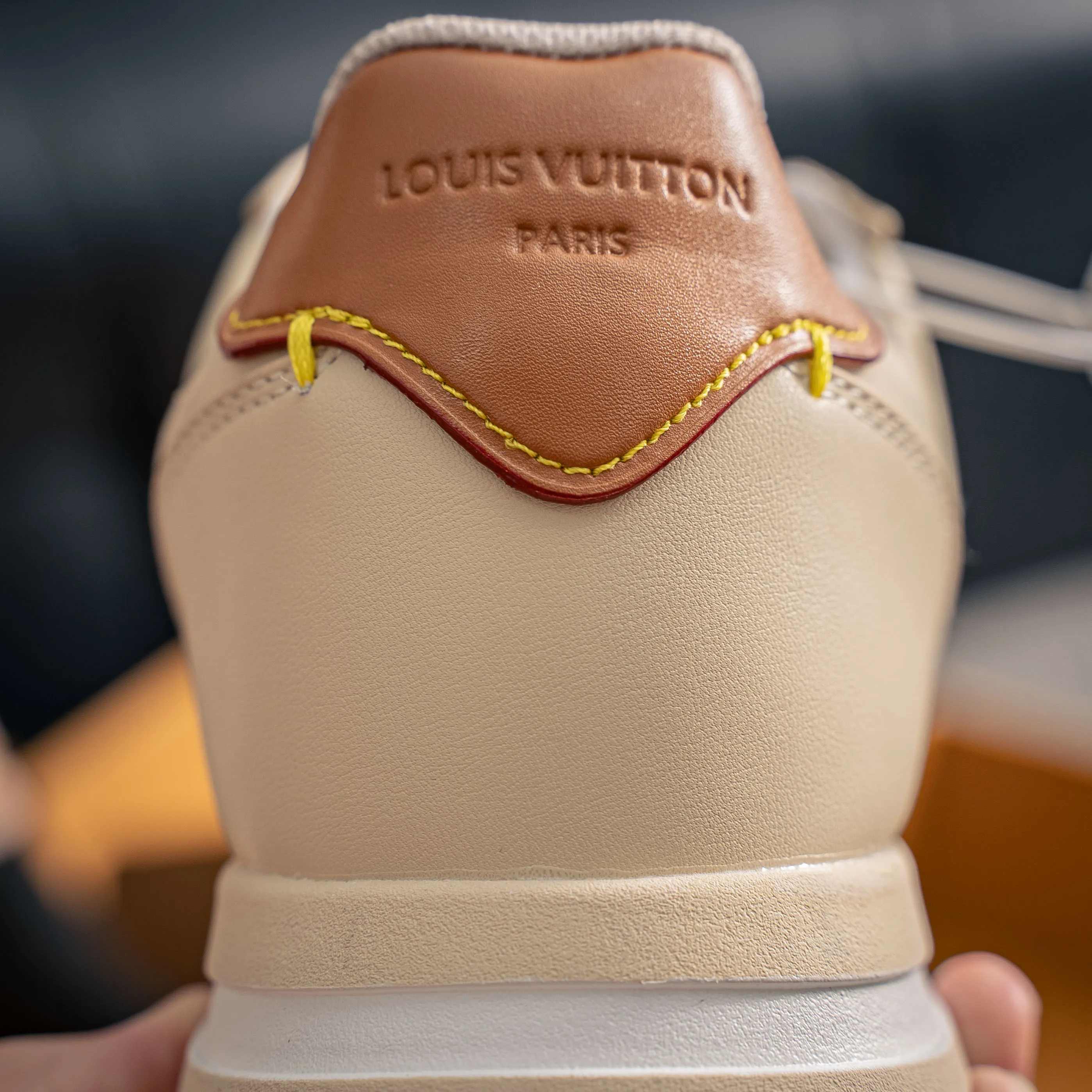 # LOUIS VUITTON x Nigo lv Buttersoft Cowhide Leather FW 25 Lace-Up Low-Top Shoes Same Style